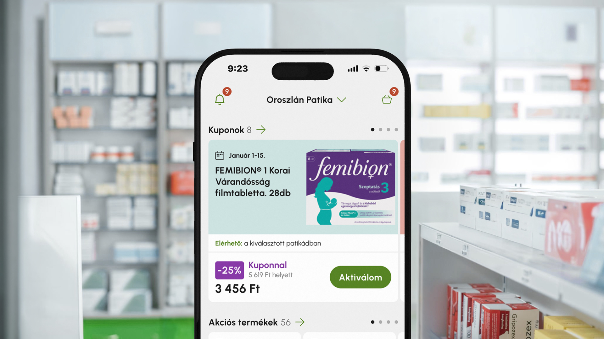 Hűség app több, mint 400 gyógyszertár részére